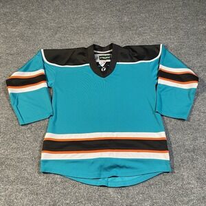 Vintage 90s Tron Hockey Jersey Mens Sz 46 Oversized Baggy Skater Rap Streetwear